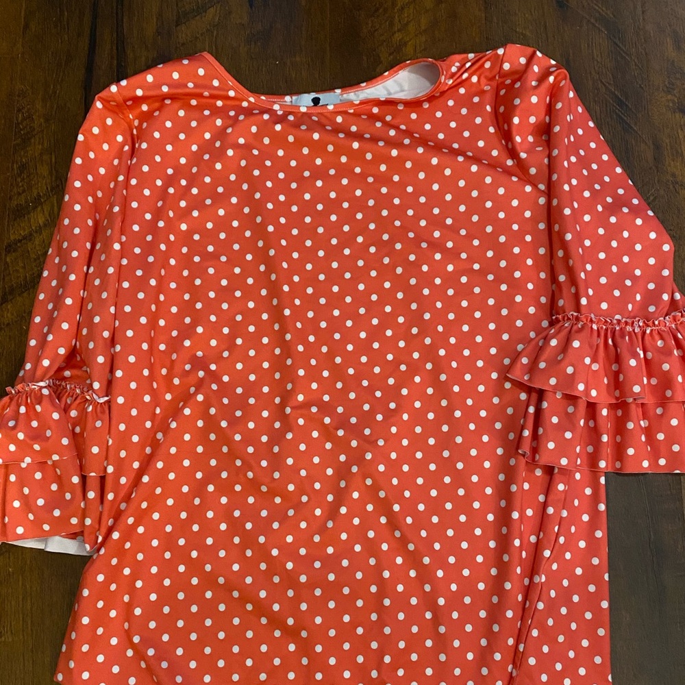 Ruffle sleeve layering top